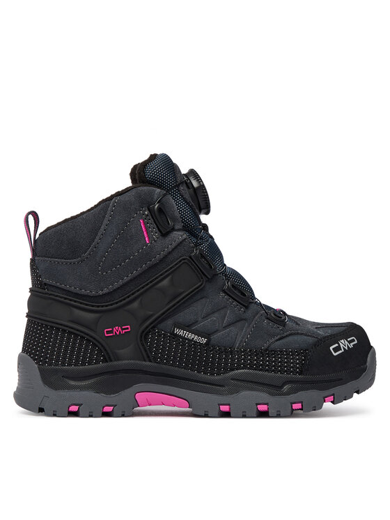 CMP Trekking čevlji CMP Kiruna Mid FitGo Fleece Wp 3Q57894 Črna