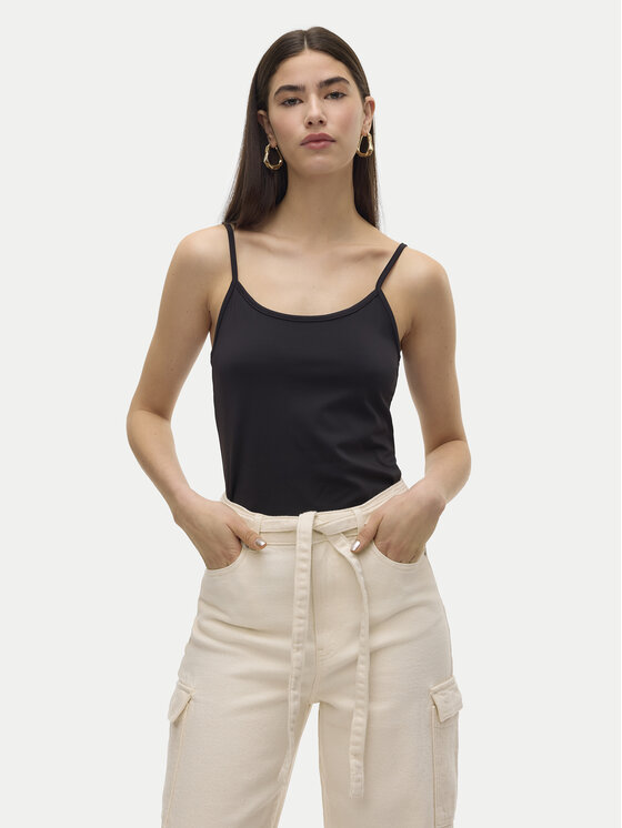 Vero Moda Vero Moda Топ Million 10306903 Чорний Regular Fit
