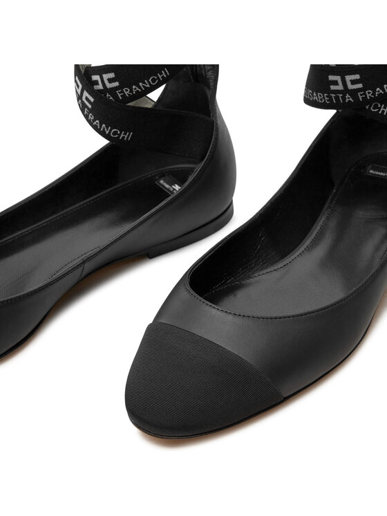 Elisabetta Franchi Balerinke Elisabetta Franchi SA-59C-46E2-V500 Črna