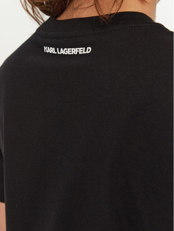 KARL LAGERFELD KARL LAGERFELD Camiseta A1W17128 Negro Regular Fit