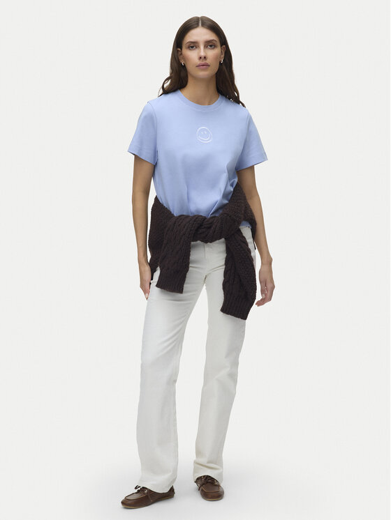 Vero Moda Vero Moda Camiseta Sara 10311633 Celeste Regular Fit