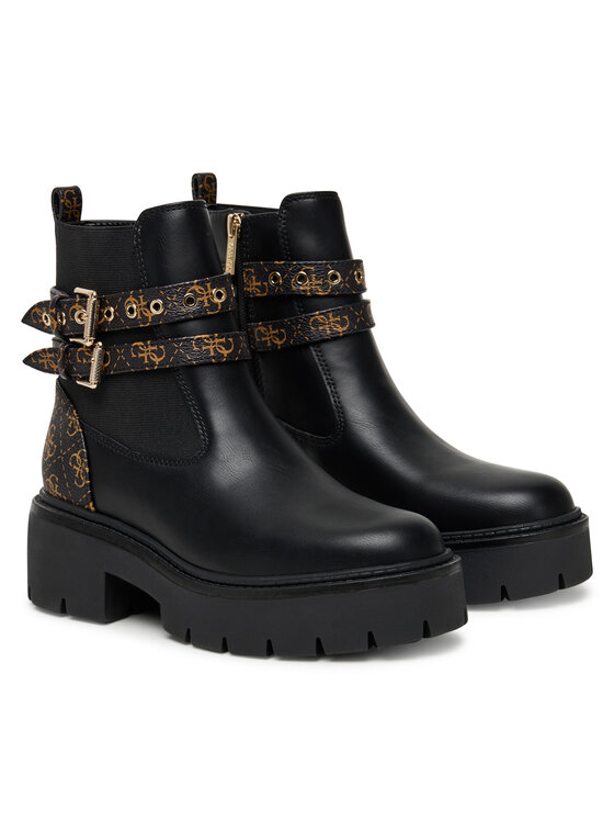 Guess Polokozačky Guess FLTSDR FAL10 Černá