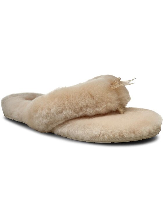 Ugg Παντόφλες Σπιτιού Ugg W Fluff Flip Flop II 1003492 Μπεζ
