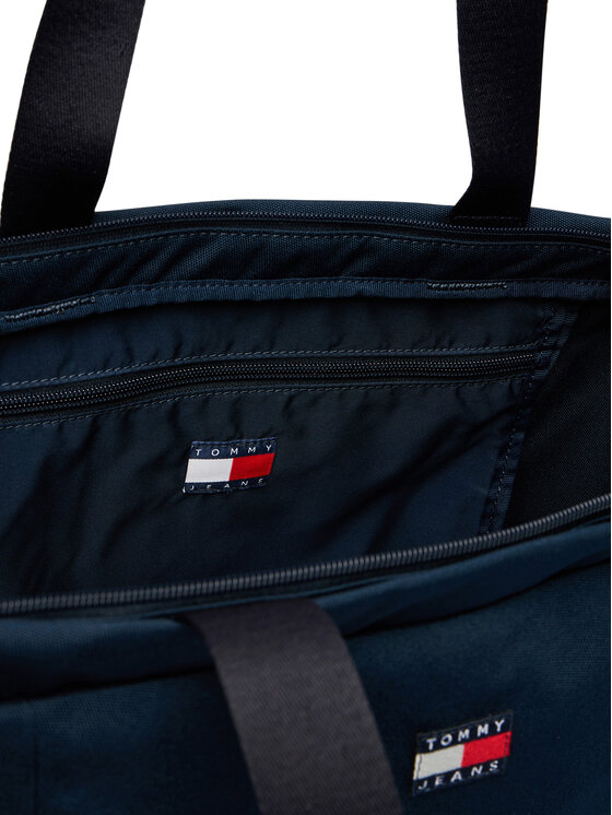 Tommy Jeans Torbica Tommy Jeans Tjw Ess Daily Tote AW0AW18771 Tamnoplava