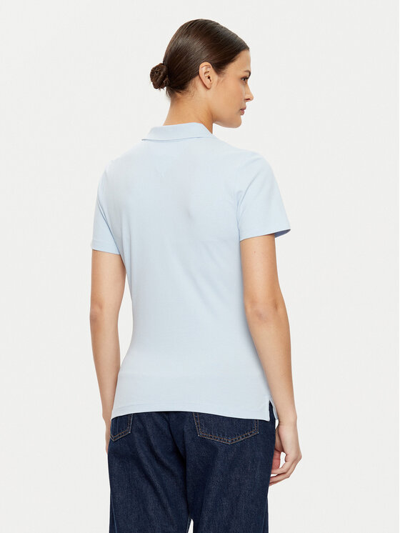 Tommy Hilfiger Tommy Hilfiger Polo WW0WW43930 Γαλάζιο Slim Fit
