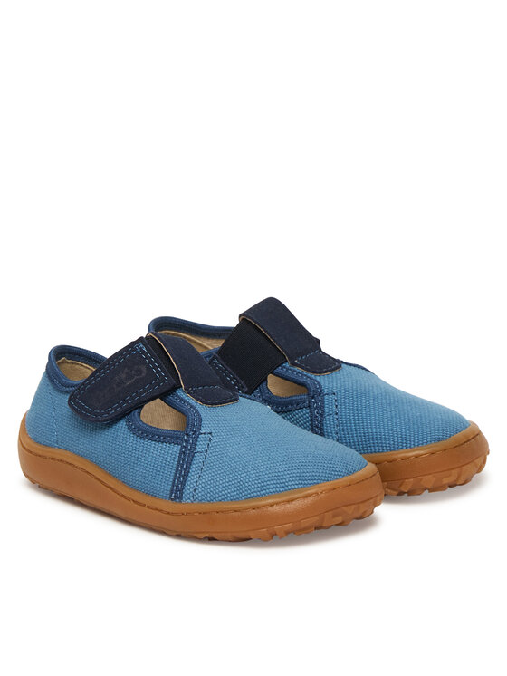 Froddo Тапочки Froddo Barefoot Canvas T-Bar G1700439-1 M Голубий