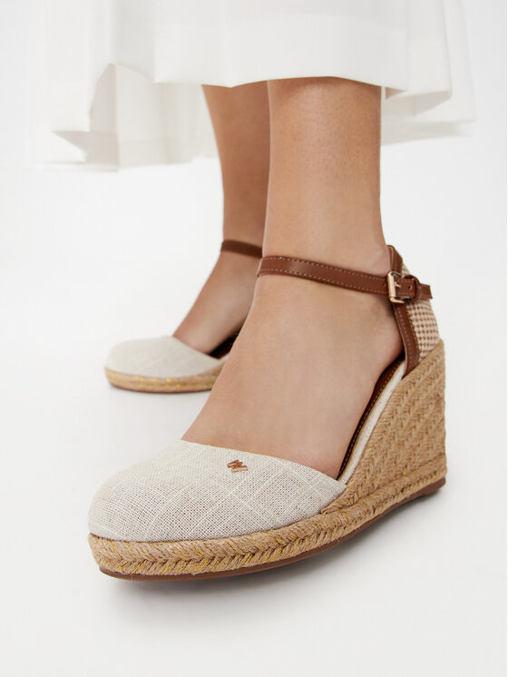 Wrangler Espadrilky Wrangler Brava Women Wedge 20241056 Béžová
