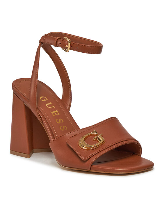 Guess Босоніжки Guess Kernara FLJKRN LEA03 Коричневий