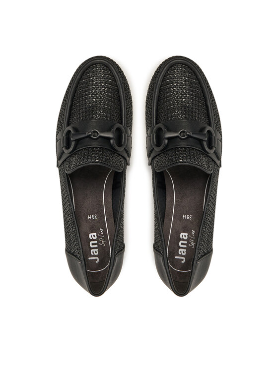 Jana Loaferai Jana 8-24265-44 Juoda