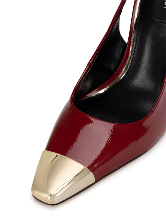 Nine West Pantofi cu toc subțire Nine West WFA3376-1 Roșu