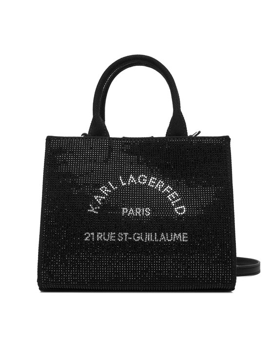 KARL LAGERFELD Kabelka KARL LAGERFELD A4W50014 Černá