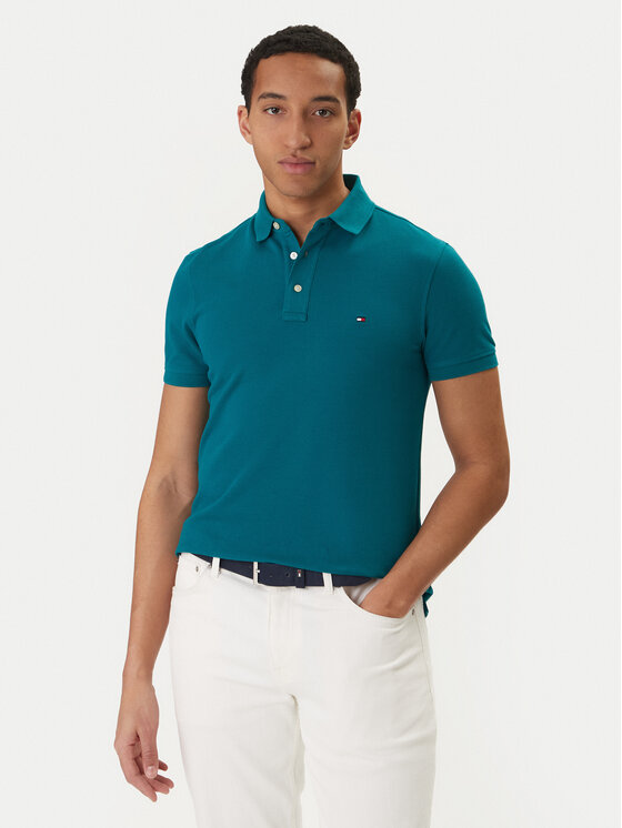 Tommy Hilfiger Tommy Hilfiger Polo 1985 MW0MW17771 Verde Slim Fit