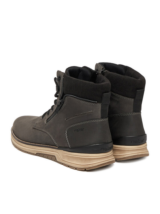 Rieker Šnurovacia obuv Rieker CEO-32312-42 Sivá