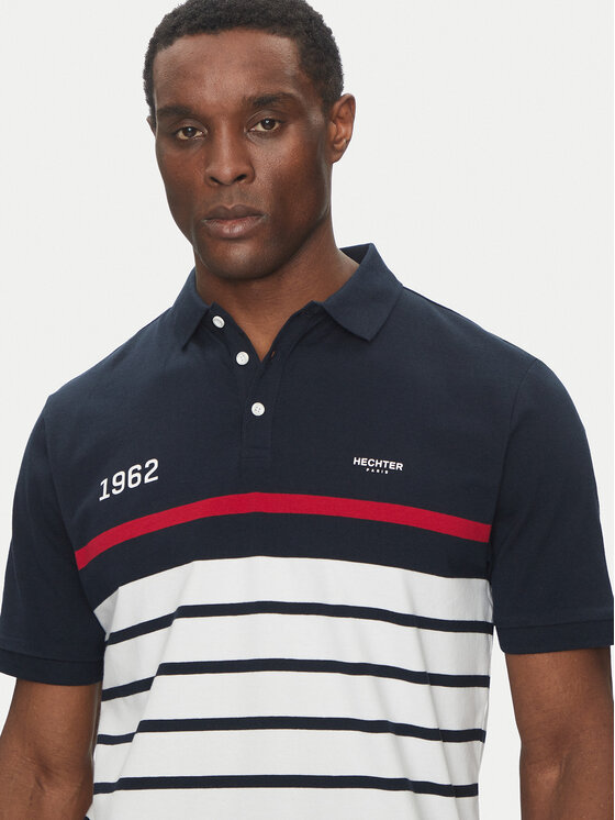 Hechter Paris Hechter Paris Polo marškinėliai 74005 151927 Tamsiai mėlyna Regular Fit