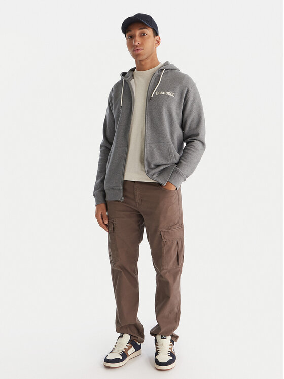 DC Shoes DC Shoes Sudadera Baseline ADYFT03389 Gris Regular Fit