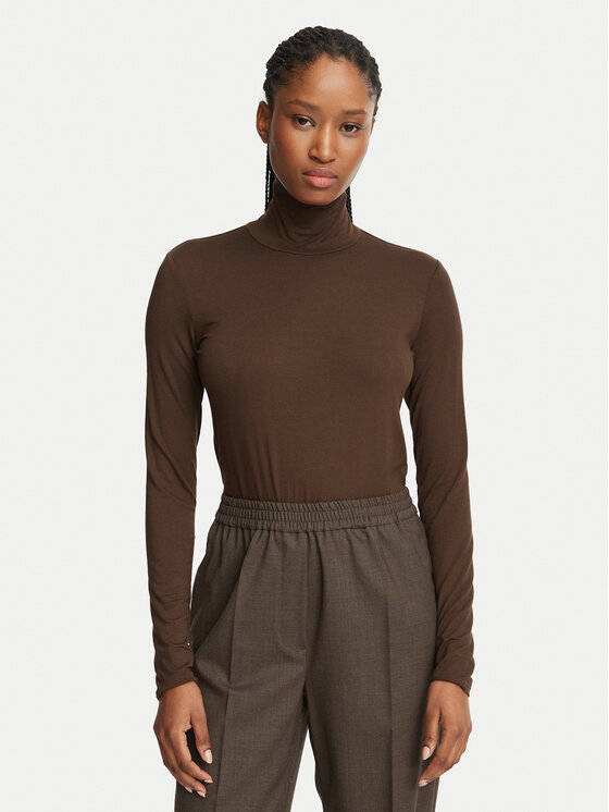 Weekend Max Mara Weekend Max Mara Rollkragenpullover Multif 2625946012 Dunkelbraun Regular Fit