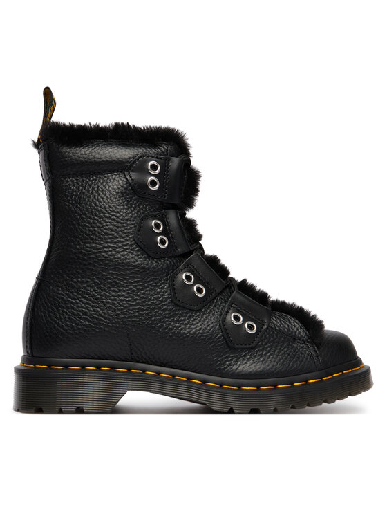 Dr. Martens Turistická obuv Dr. Martens 1460 Faux Fur Lined DM31876001 Černá