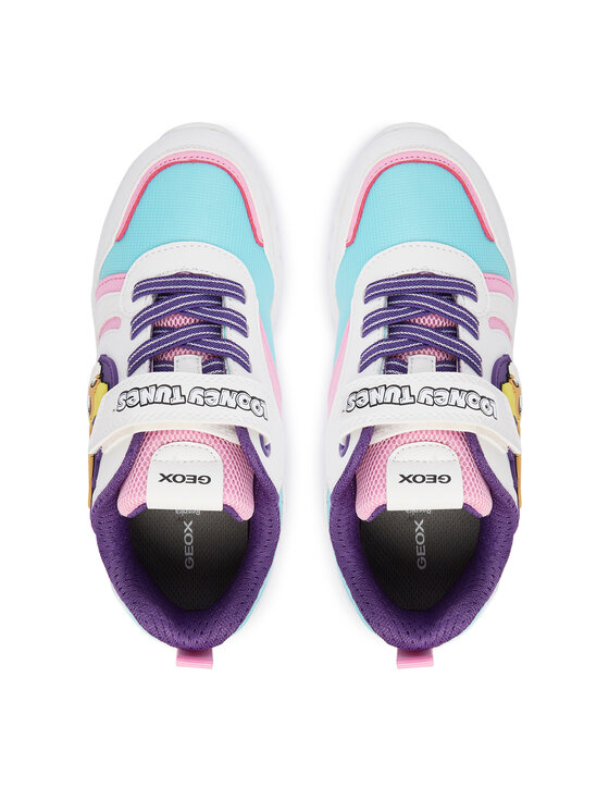 Geox Snīkeri Geox J Ciberdron Girl J66LPA 05411 C0406 D Daudzkrāsains