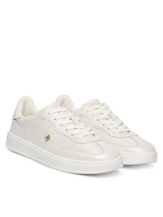 Tommy Hilfiger Superge Tommy Hilfiger Th Heritage Shiny Sneaker FW0FW09179 Bela