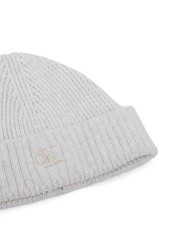 Calvin Klein Jeans Set šal i kapa Calvin Klein Jeans Knitted Scarf Beanie Giftbox LVCKFJP00N Svijetlo siva