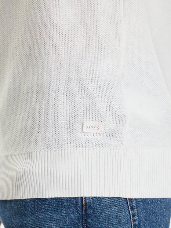 BOSS BOSS Футболка Kencel 50545678 Білий Regular Fit