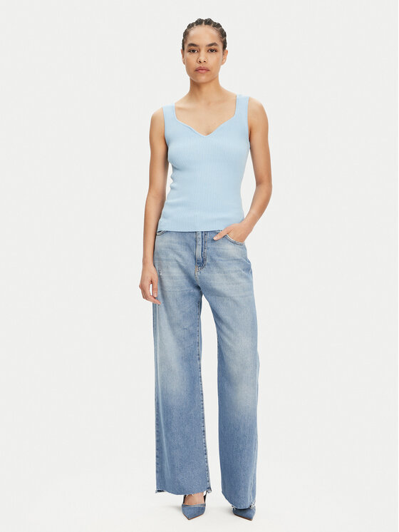 Vero Moda Vero Moda Топ Willow 10326450 Голубий Slim Fit