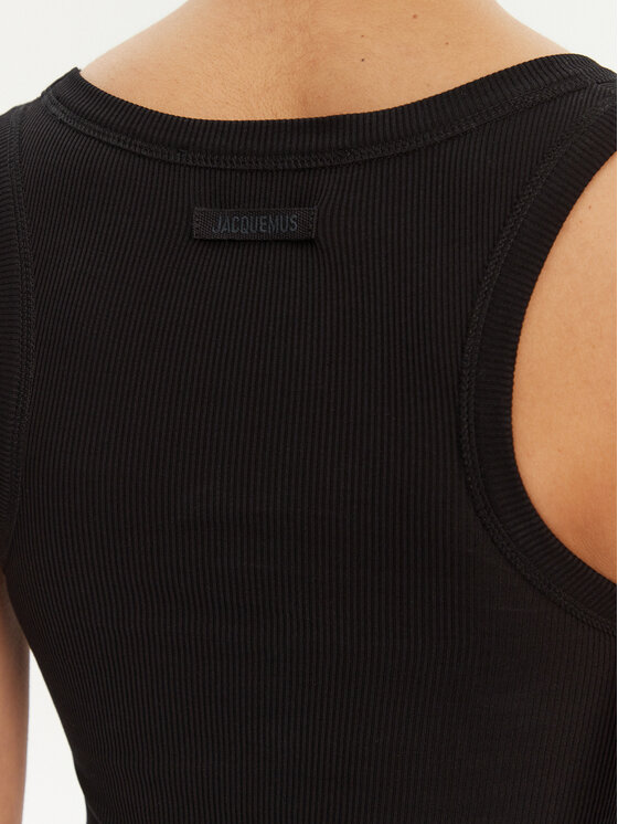 JACQUEMUS JACQUEMUS Top 241JS158-2032 Crna Regular Fit