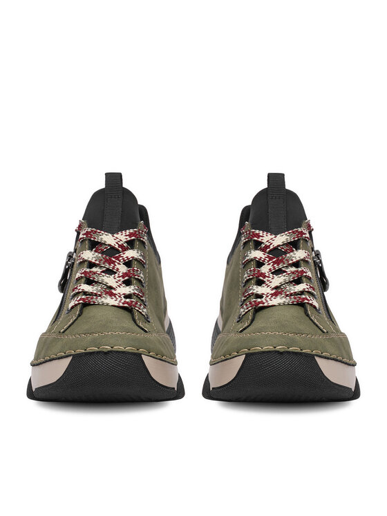 Rieker Półbuty Rieker CEO-45973-54 Zielony