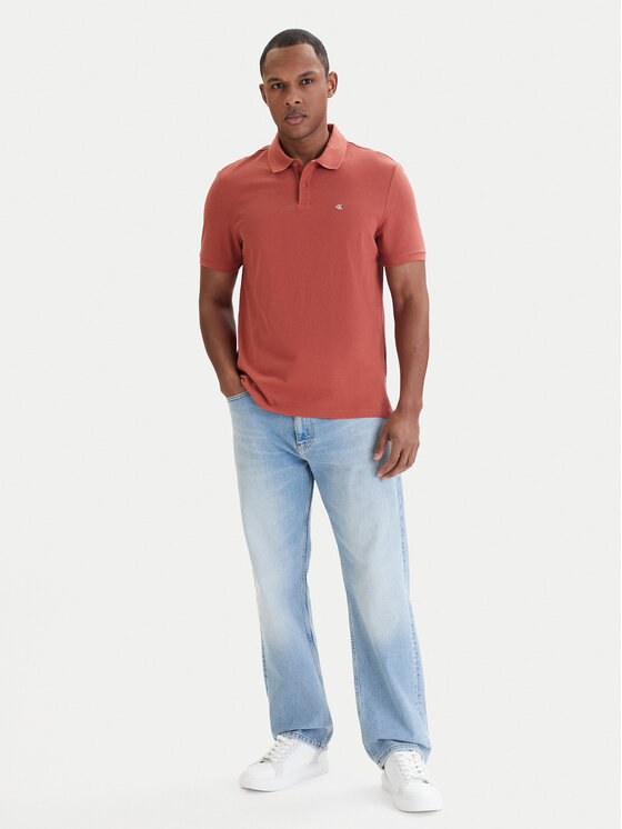 Calvin Klein Jeans Calvin Klein Jeans Polo LV040EM269 Marrón Regular Fit