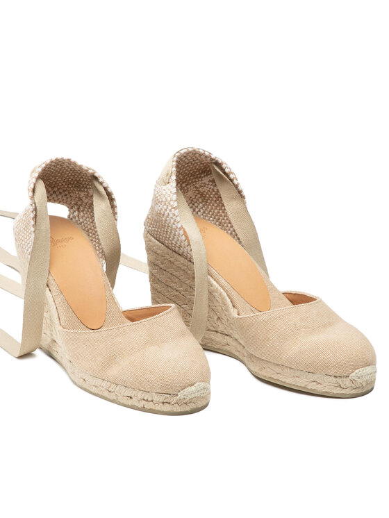 Castañer Espadrilky Castañer Carina/8/002 021642-2017 Béžová