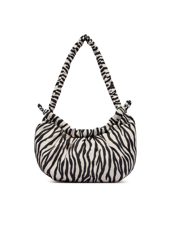 Tommy Jeans Geantă Tommy Jeans Tjw Icon Charms Zebra Shlder Bag AW0AW18882 Alb