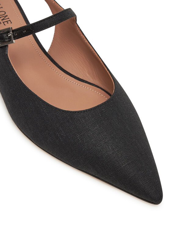 MALONE SOULIERS Baleríny MALONE SOULIERS Karla 10-1 Čierna