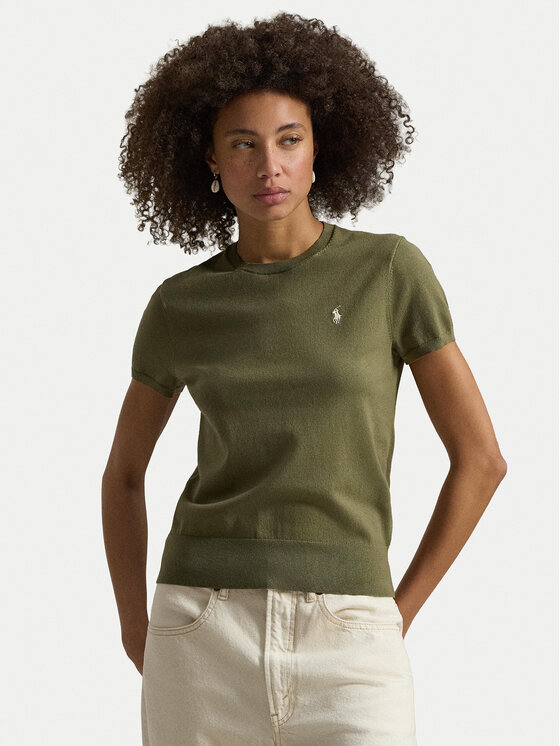 Polo Ralph Lauren Polo Ralph Lauren Camiseta 211971872501 Caqui Slim Fit
