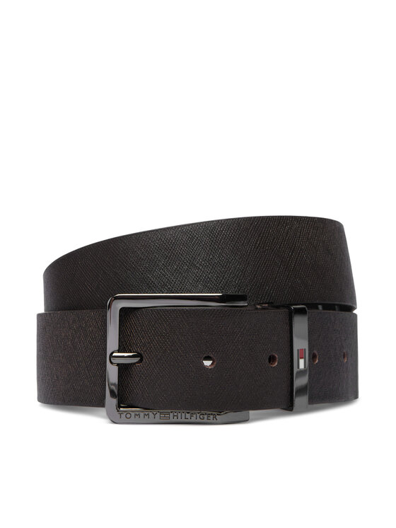 Tommy Hilfiger Opasok Tommy Hilfiger Oliver Saffiano 3.5 AM0AM14573 Tmavo hnedá
