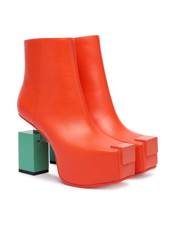 United Nude Ботильйони United Nude Cubist Bootie 1094383616 Оранжевий