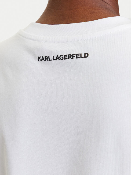 KARL LAGERFELD KARL LAGERFELD Camiseta A3W17099 Blanco Regular Fit