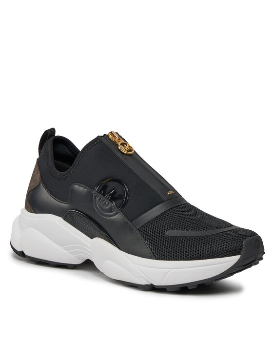 MICHAEL Michael Kors Снікерcи MICHAEL Michael Kors Sami Zip Trainer 43H3SMFSHD Чорний
