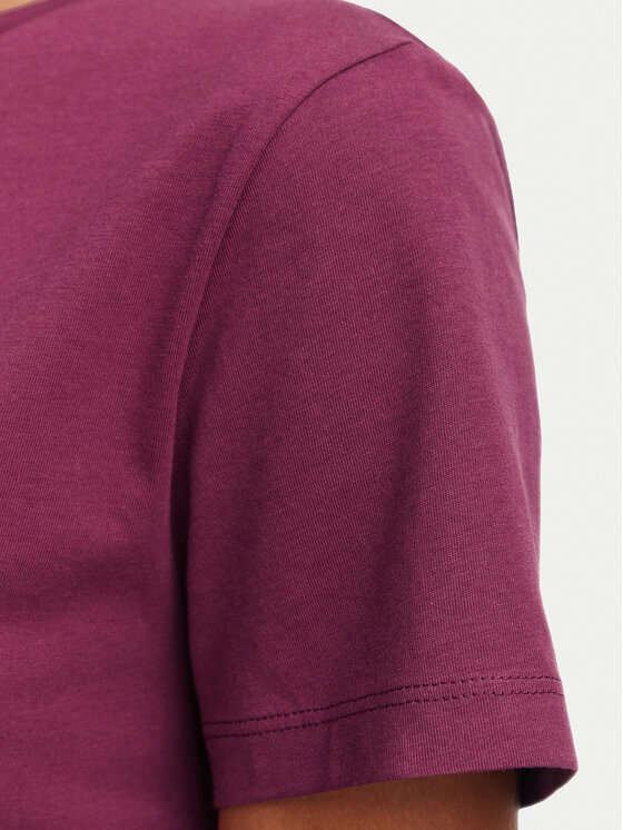 BOSS BOSS Camiseta C_Elove 50554696 Rojo oscuro Slim Fit