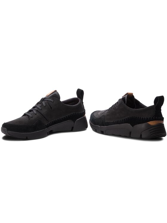 Clarks Sneakersy Clarks Triactive Run 261387017 Černá