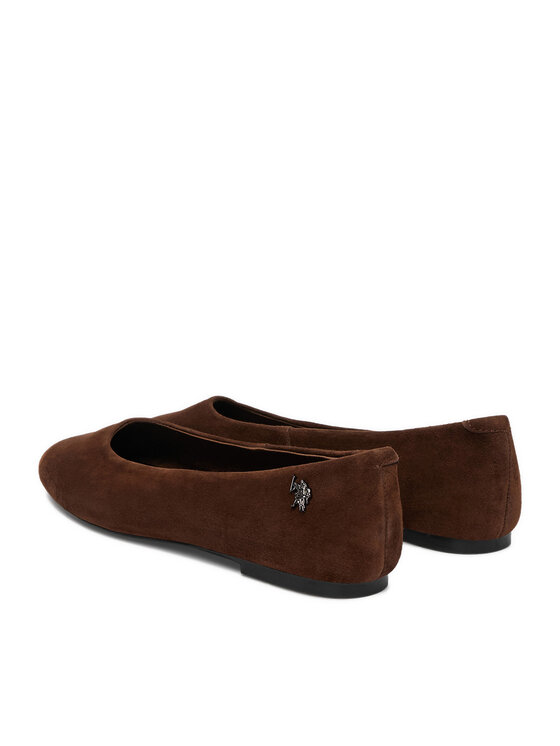 U.S. Polo Assn. Балетки U.S. Polo Assn. EO-AYOLY001W/6S1 Коричневий