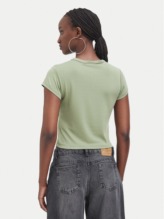 Juicy Couture Juicy Couture Camiseta JCWCT226326 Caqui Slim Fit