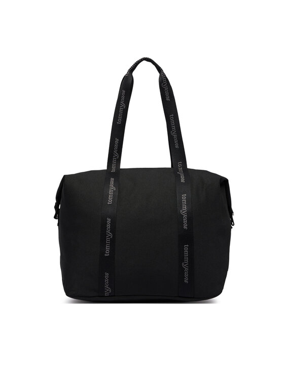 Tommy Jeans Geantă Tommy Jeans Tjw Ess Daily Tote AW0AW19039 Negru