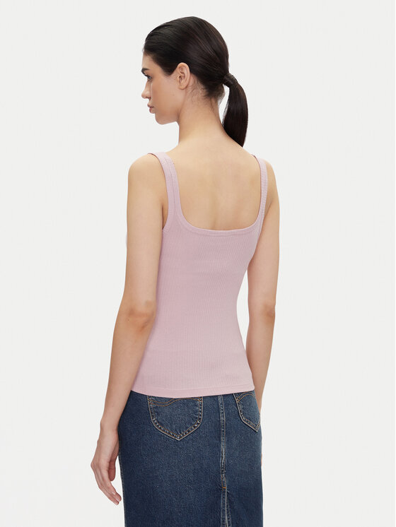 Lee Lee Топ Square 112363644 Фіолетовий Slim Fit