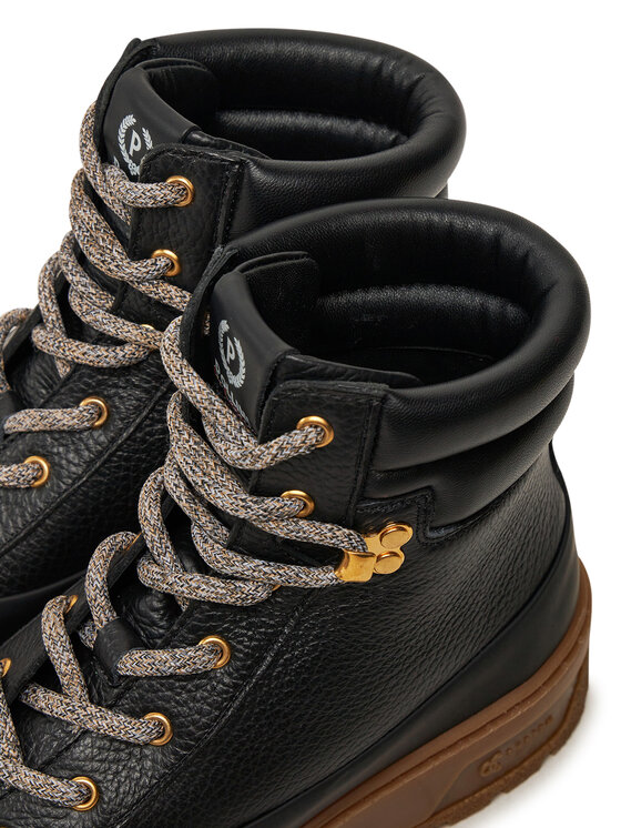 Pollini Šnurovacia obuv Pollini SA21274G0LTH400A Čierna