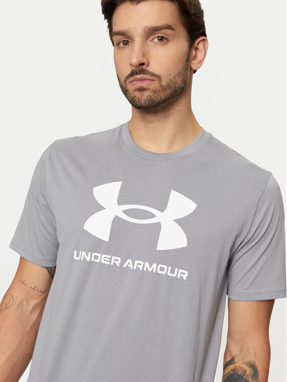 Under Armour Under Armour T-shirt Ua Sportstyle Logo Update Ss 1382911 Siva Loose Fit