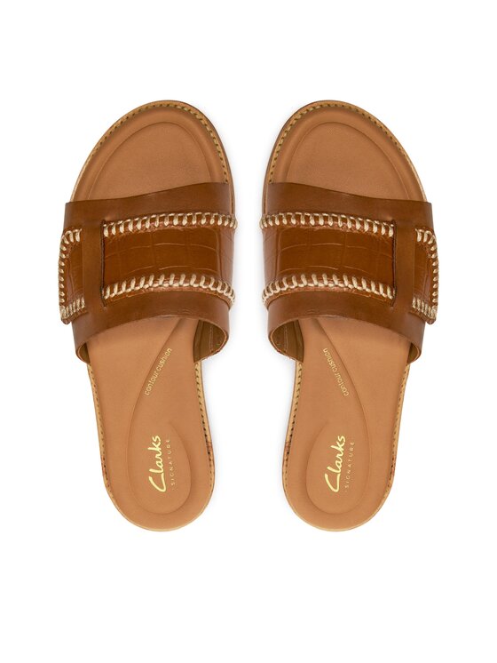 Clarks Шльопанці Clarks Maritime Mule 26176402 Коричневий