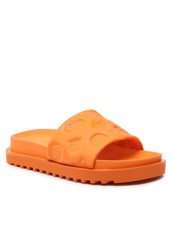 Guess Şlapi Guess Fabetza FL6BZT ELE19 Portocaliu