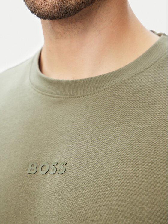 BOSS BOSS Camiseta Tee 10 50519368 Caqui Relaxed Fit