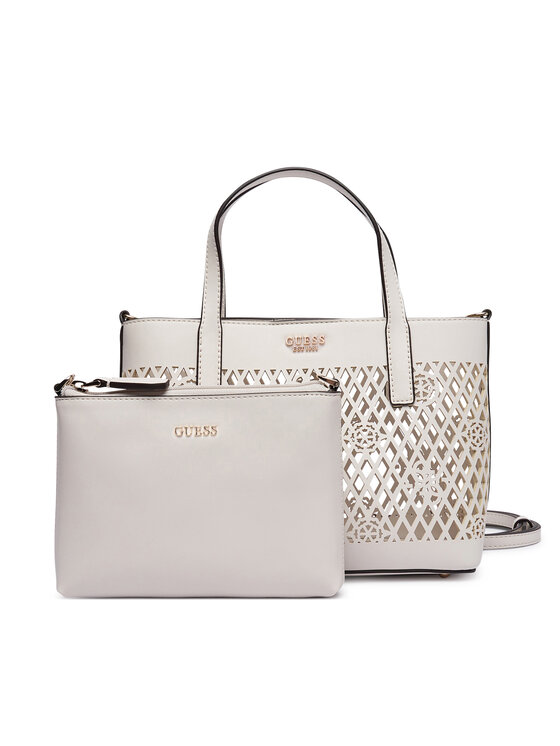 Guess Τσάντα Guess Letty Mini HWPG99 11750 Λευκό