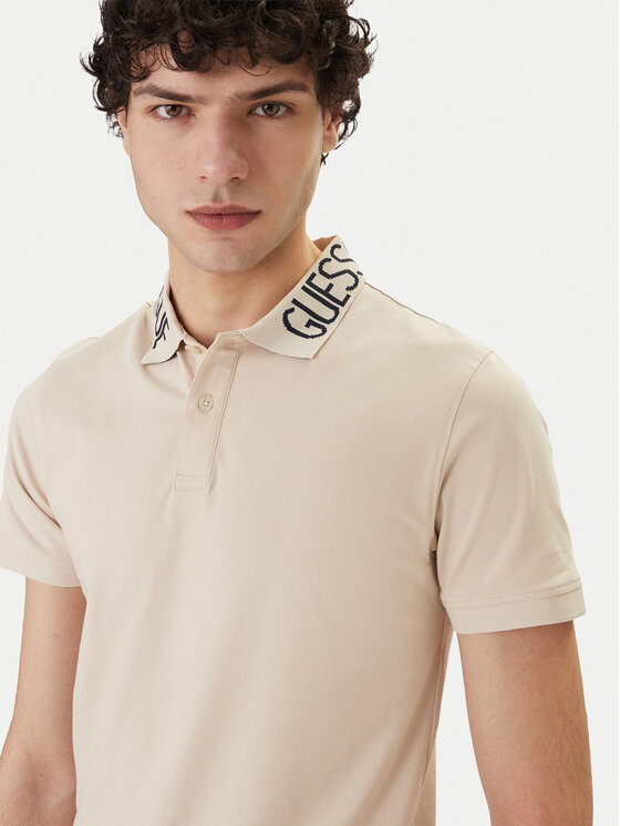 Guess Guess Polo M6GP66 K3070 Beis Slim Fit